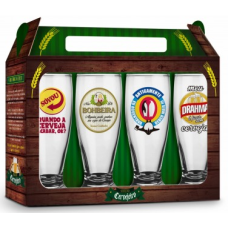 CONJUNTO 4 COPOS MUNICH - CERVEJAS NACIONAIS